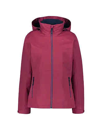 MERU | Chaqueta de senderismo para mujer Bedford 2en1 con capucha | beere